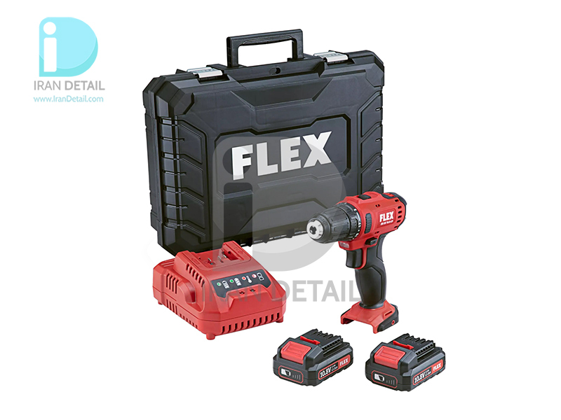  کیت دریل شارژی فلکس مدل Flex Cordless Drill Driver Set DD 2G 10.8-LD BC/2.5 