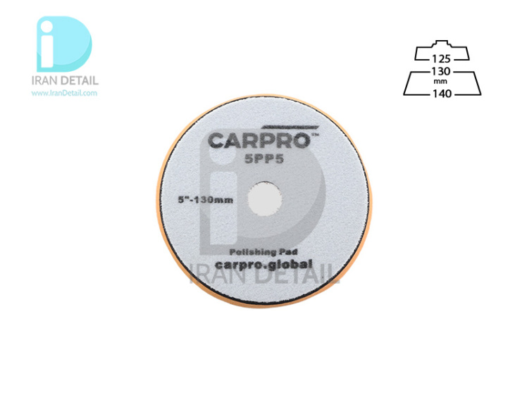 پد پولیش متوسط 130 میلی متری کارپرو مدل 5571 Carpro Orange Pad 130mm