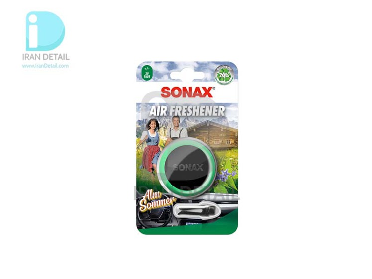 خوشبوكننده پنلی با رایحه آلم سمر سوناكس مدل Sonax Air Freshener Alm Sommer