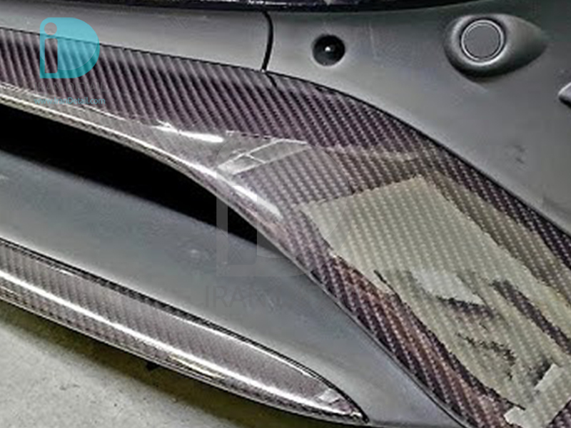  کاور محافظتی پی وی سی مخصوص خودرو رول 25 متری هکزیس مدل Hexis SkinTac HX30CAONEB Carbon One Gloss Carbon Fibre 