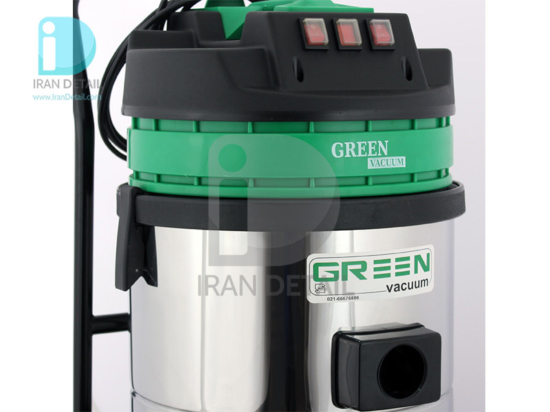  جاروبرقی دو موتور آب و خاک گرین مدل Green Vacuum Cleaner Wet & Dry H352 
