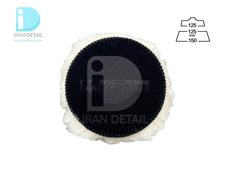 وول پد پوست بره سایز 125 مکس شاین مدل MaxShine Premium Wool Cutting Pad 5inches