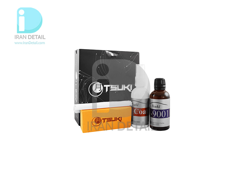  کیت پوشش نانو سرامیک بدنه خودرو 50 میلی لیتری تسوکی مدل TSUKI Ceramic Coating Si-9001 50ml 