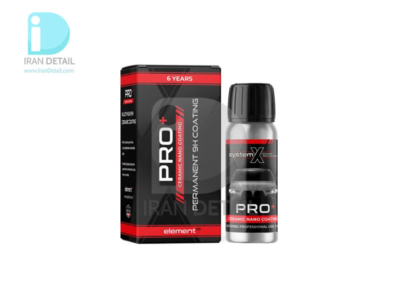  سرامیک بدنه خودرو پرو پلاس سیستم ایکس مدل System X Pro+ Ceramic Nano Coating 9H 65ml 