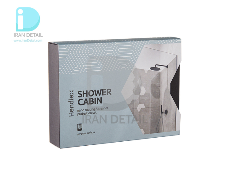 کیت پوشش نانو آبگریزکننده و محافظ سطوح شیشه ای کابین حمام هندلکس مدل Hendlex Shower Cabin Protection Set