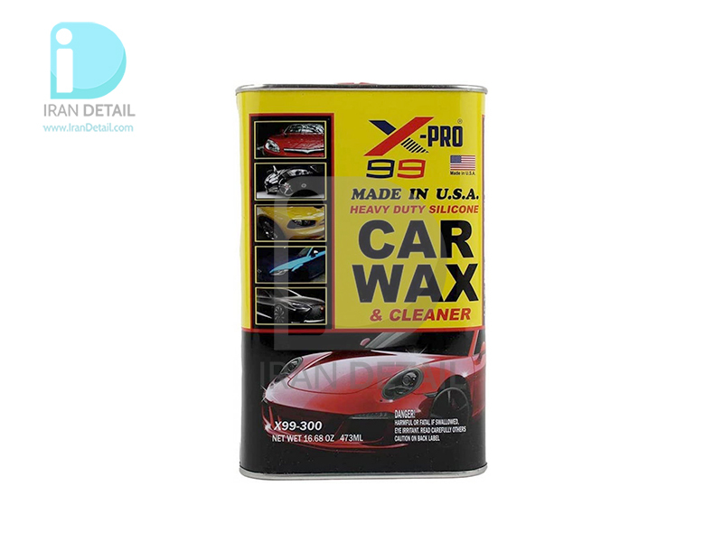  واکس تمیزکننده و براق کننده خودرو ایکس 99 پرو مدل X99-PRO Car Wax & Cleaner 473ml 