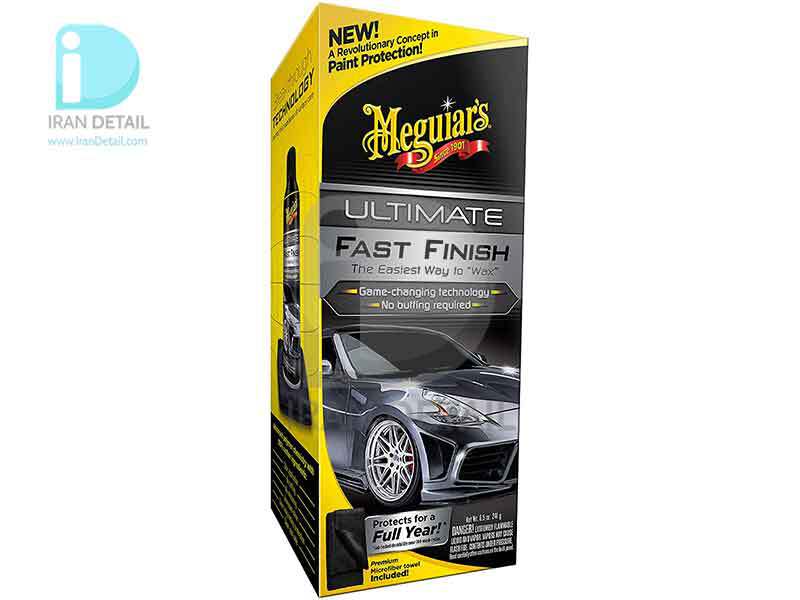  خرید اسپری واکس محافظ و آبگریزکننده سریع نهایی خودرو مگوایرز مدل Meguiars Ultimate Fast Finish G18309 250ml 