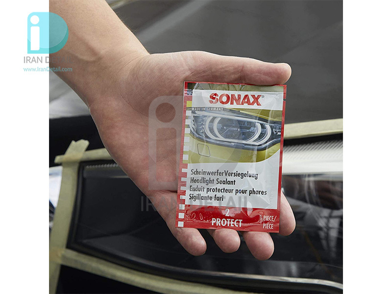  خرید کیت کامل پولیش و ترمیم چراغ خودرو سوناکس مدل Sonax Headlight Restoration Kit 