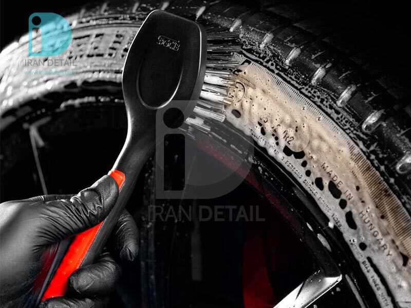  روش استفاده برس مخصوص تمیز كردن لاستیك خودرو اس جی سی بی مدل SGCB Tyre Cleaning Brush sggd294 