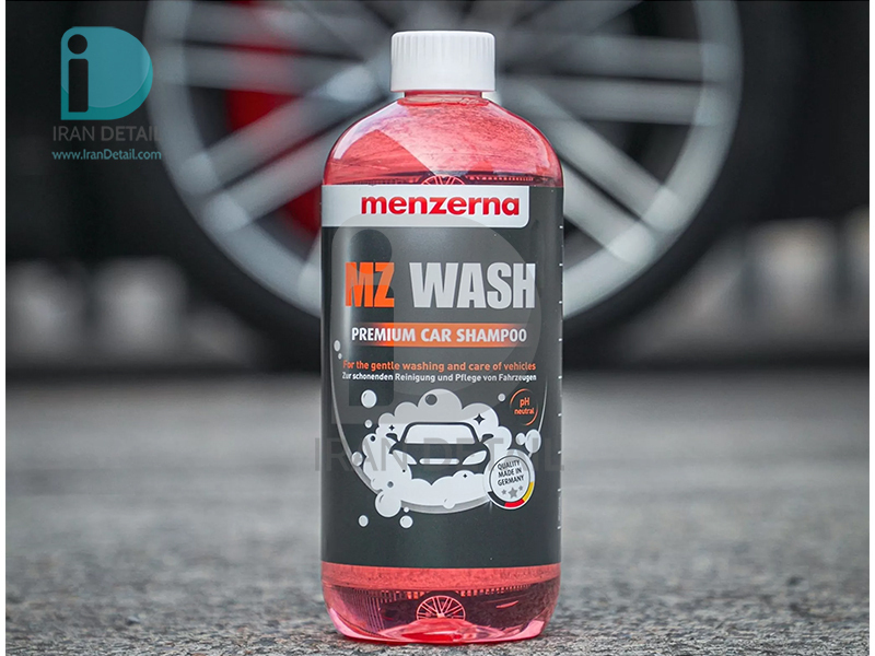  خرید شامپو مخصوص خودرو یک لیتری منزرنا مدل Menzerna MZ Wash Premium Car Shampoo 1L 