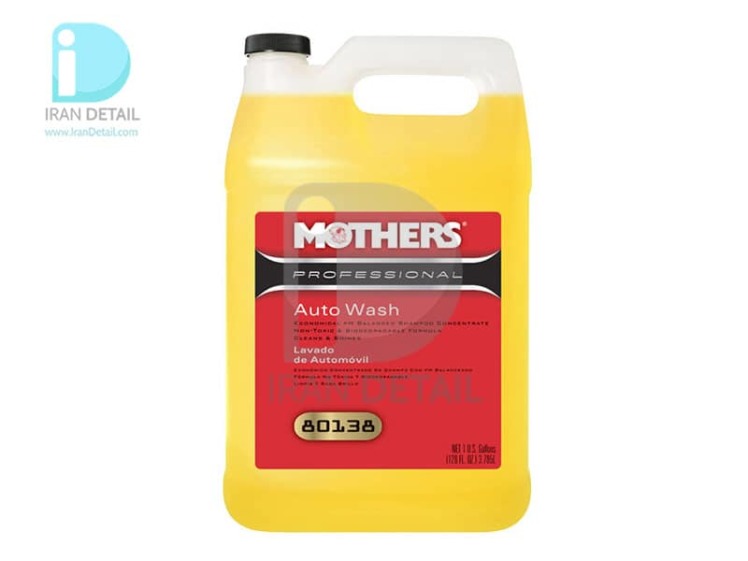 شامپو براق حرفه ای 4 لیتری مادرز مدل Mothers Professional Auto Wash 1Gal 80138 