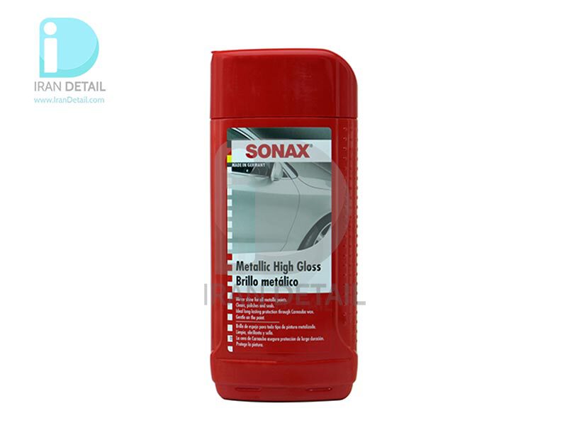  واکس متالیک براق کننده 500 میلی لیتر سوناکس مدل Sonax Metallic High Gloss 