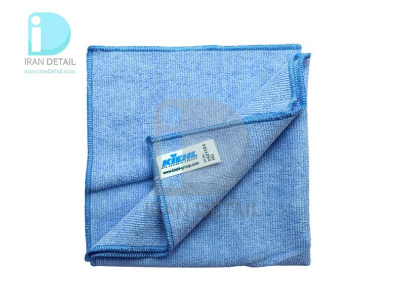  دستمال مایکروفایبر آبی کیل مدل Kiehl MicroFiber Cloth Blue 40*40 