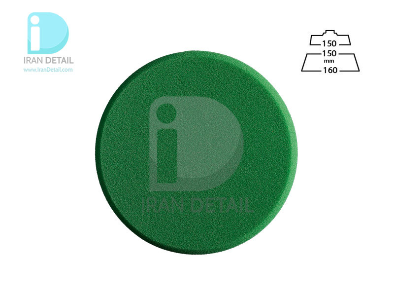  پد پولیش متوسط روتاری 150 میلی متری سوناکس مدل Sonax Green Medium Polishing Pad - 6 Inch 