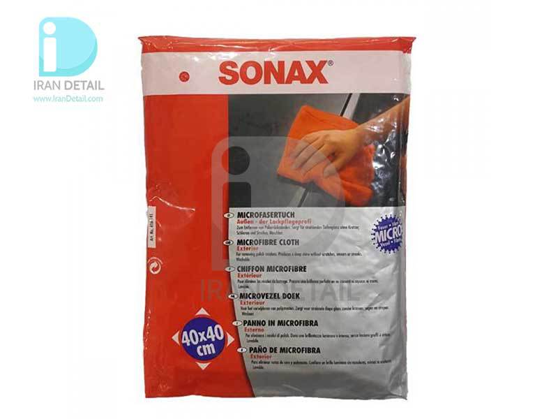  خرید دستمال مایكروفایبر بدنه خودرو سوناكس مدل 40*40 Sonax Microfiber Cloth Exterior 