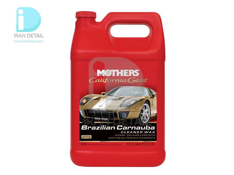  واکس و پولیش مایع 4 ليتري کارناوبای برزیلی مادرز مدل 5702 Mothers Brazilian Carnauba Cleaner Wax Gallon 