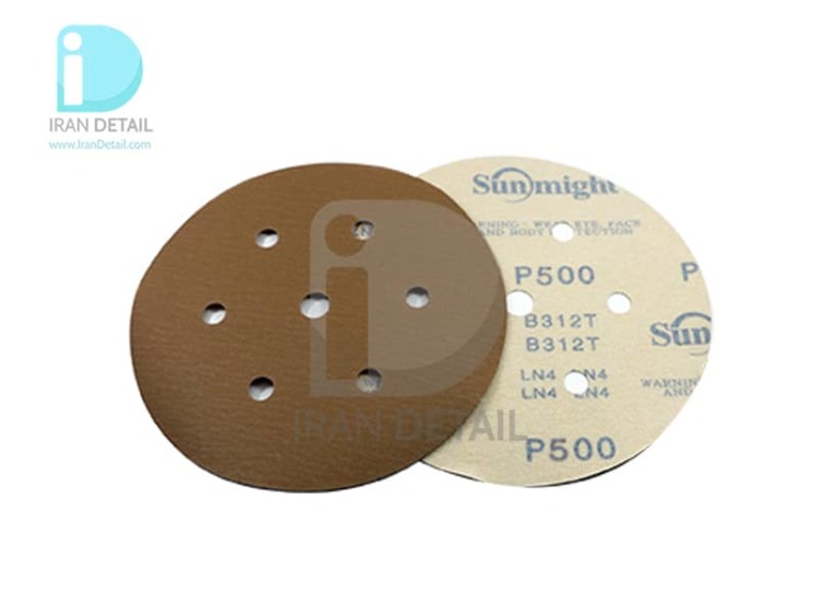 ورق سنباده دیسکی (دایره ای) سان مایت مدل Sunmight Abrasive Sheet P500 