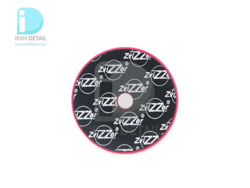  پد پولیش زبر اوربیتال قرمز زیزر 150 ميلی متری مدل Zvizzer Trapez Pads Red Cutting Pad TR00016525HC 
