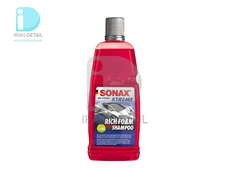  شامپو اکستریم بدنه خودرو 1 لیتری سوناکس مدل Sonax Xtreme Rich Foam Shampoo 1L 