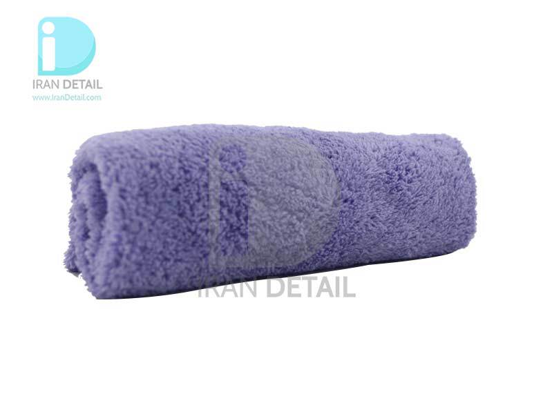  خرید دستمال حوله ای مایکروفایبر بنفش مدل 36*34 Microfiber Towel Purple 