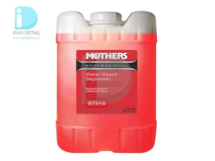 مايع چربي زدا پايه آب 20 کیلویی مادرز مدل Mothers Professional Water-Based Degreaser 87545 