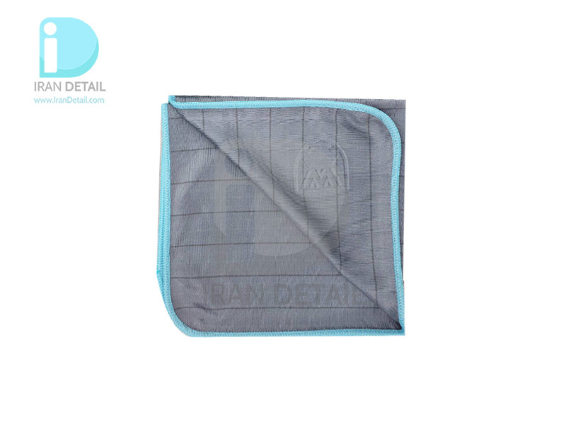 دستمال کربن مخصوص شیشه ماشین ویت آس مدل WithUs Premium Carbon Window Cloth 40x40cm 350gsm