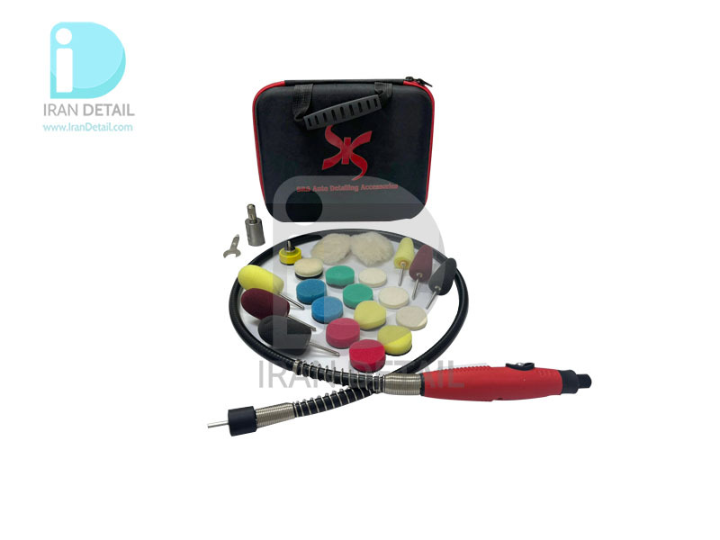  کیت کامل پولیش مینیاتوری اس آر اس مدل SRS Auto Detailing Accessories Kit 