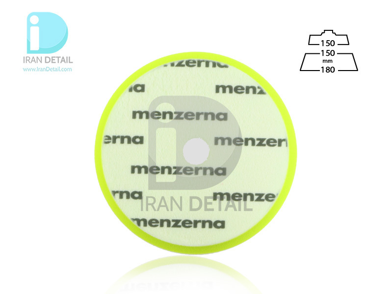  پد پولیش نرم سبز 150 میلی متری منزرنا مدل Menzerna Soft Cut Foam Pad 150 mm 