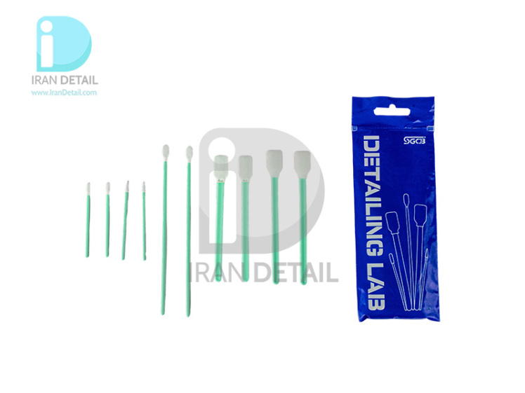 كيت تميزكننده فومي مخصوص دريچه هاي كابين خودرو مدل SGCB Foam Cleaning Swab Kit