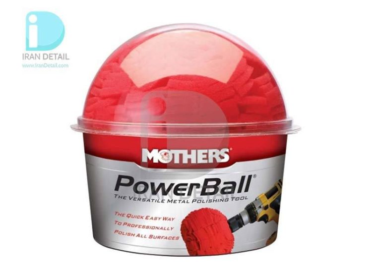 پد پولیش سطوح فلزی مادرز مدل Mothers Power Ball Metal Polishing Tool 5140