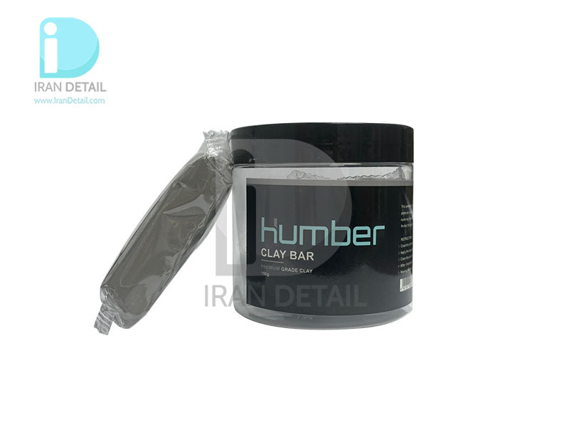  خمیر کلی زبر طوسی هامبر مدل Humber Clay Bar Premium 150g Grey 