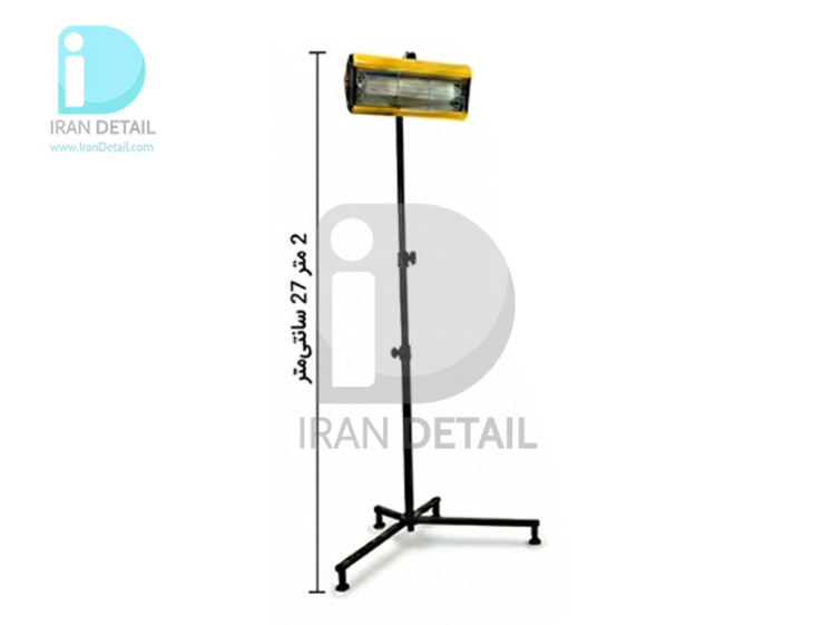 دستگاه خشک کن رنگ بدنه خودرو مادون قرمز پایه دار تایمردار مدل Infrared Paint Drying Lamps