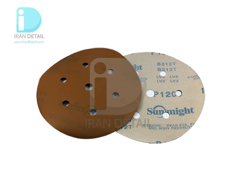  ورق سنباده دیسکی (دایره ای) سان مایت مدل Sunmight Abrasive Sheet P120 
