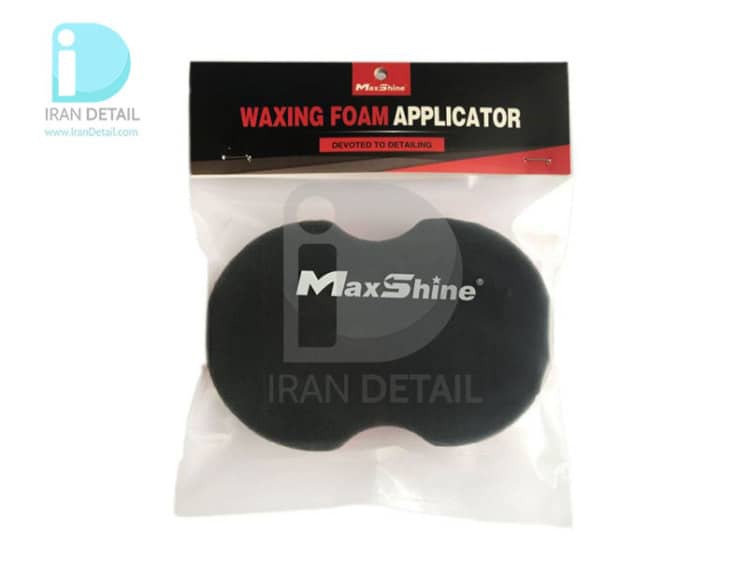  خرید پد واکس بدنه خودرو قرمز مشکی مکس شاین مدل MaxShine Waxing Foam Applicator 9011008 
