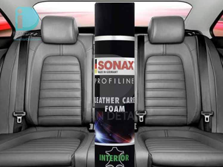  روش استفاده Sonax Profline Leather Care Foam 400ml 
