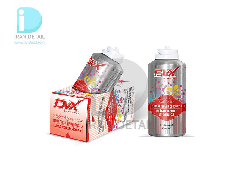  بمب تهویه خوشبوکننده داخل خودرو 150 میلی لیتر دیورتکس مدل DVX Air Freshener Spray Refresh Your Car 