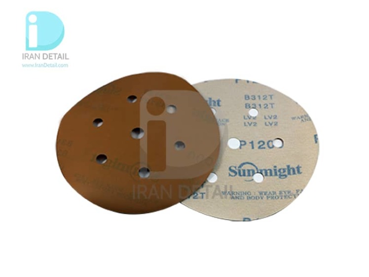 ورق سنباده دیسکی (دایره ای) سان مایت مدل Sunmight Abrasive Sheet P1200 