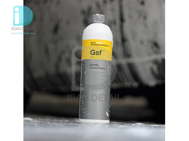  خرید شامپو پر کف مخصوص شستشوی بدنه خودرو کخ کیمی مدل Koch Chemie Gentle Snow Foam GSF 1L 