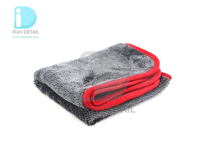  خرید حوله خشک کن مايكروفايبر خاکستری لبه دار سورین بو 