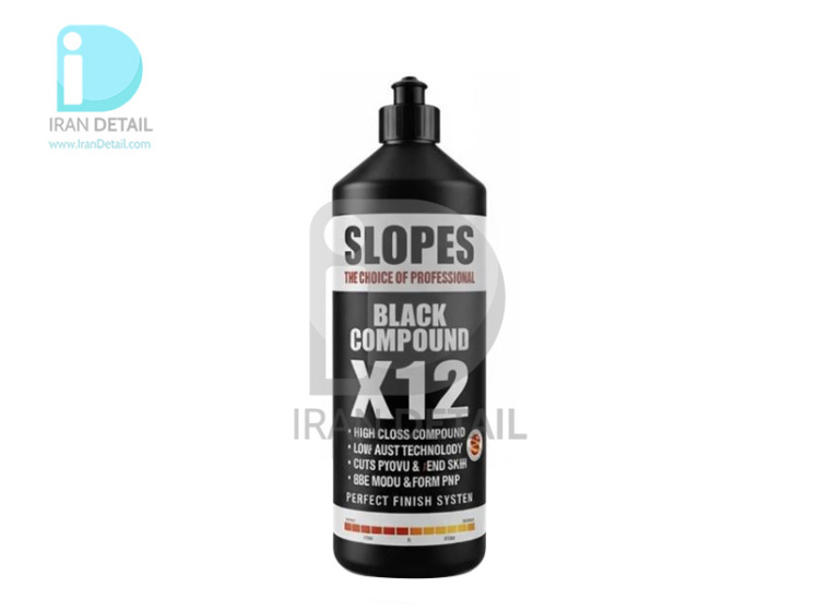 پولیش تک مرحله سطوح مشکی اسلوپس مدل Slopes Black Compound X12 1L