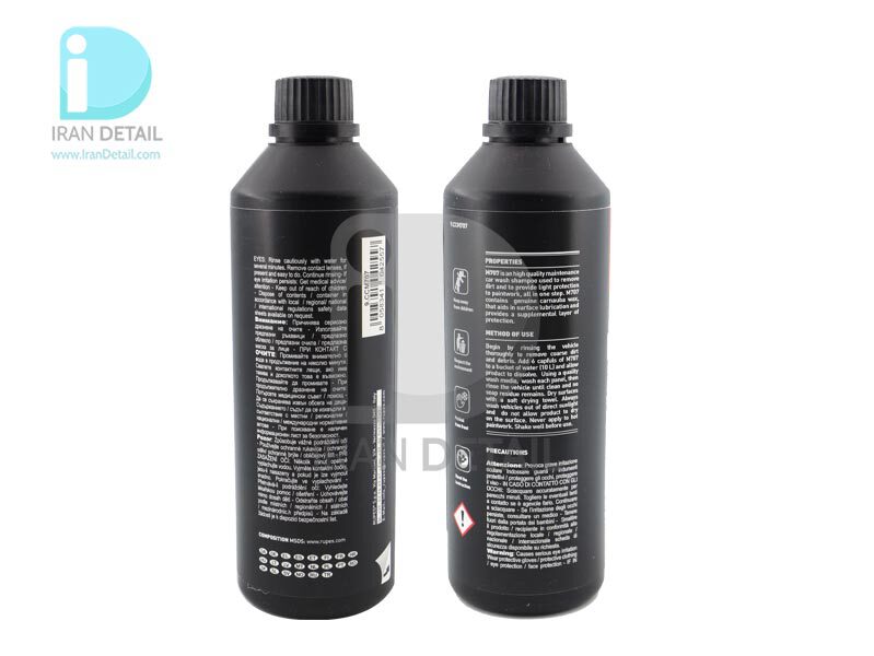  روش استفاده Rupes M707 Carnauba High Gloss Protective Shampoo 500ml 