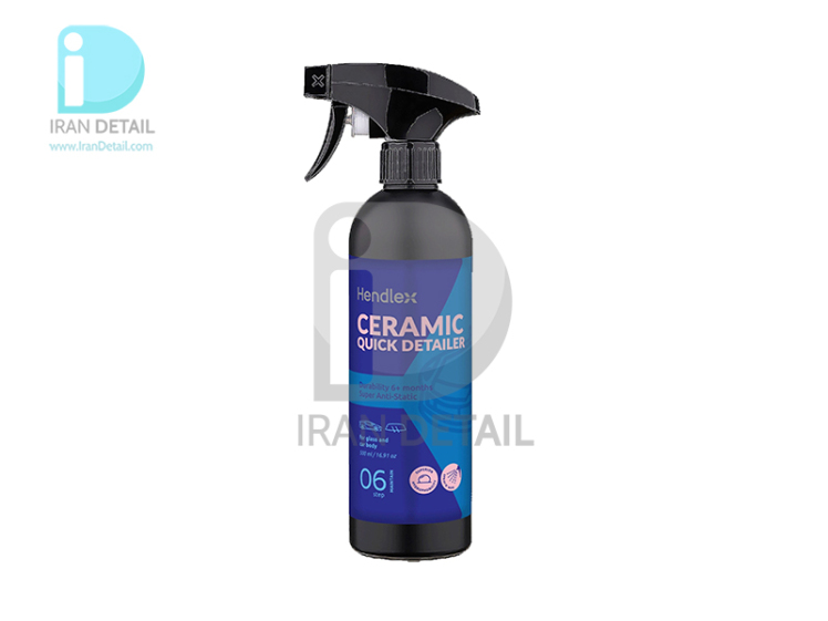 اسپری سرامیک بدنه خودرو 500 میلی لیتری هندلکس مدل Hendlex Ceramic Quick detailer 500ml