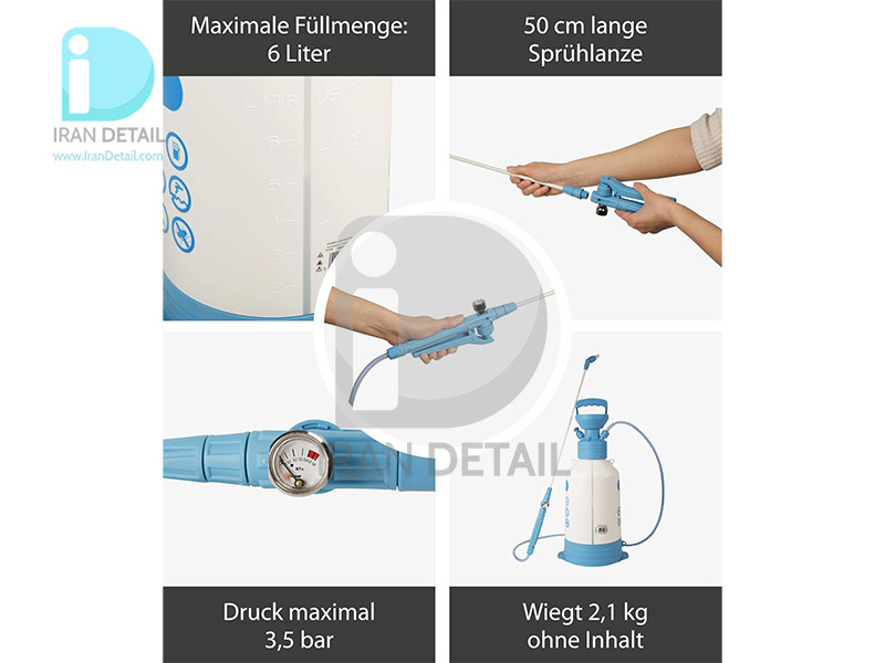  فوم پاش دستی 12 لیتری کوازار مدل Kwazar Orion Pro+ Super Sprayer 12L 