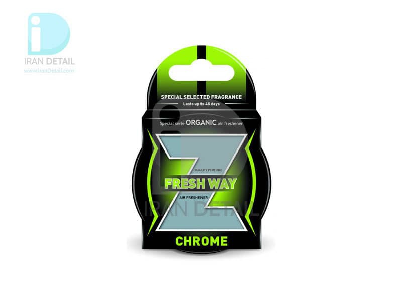  خوشبوکننده خودرو کنسروی فرش وی مدل Fresh Way Z CHROME 