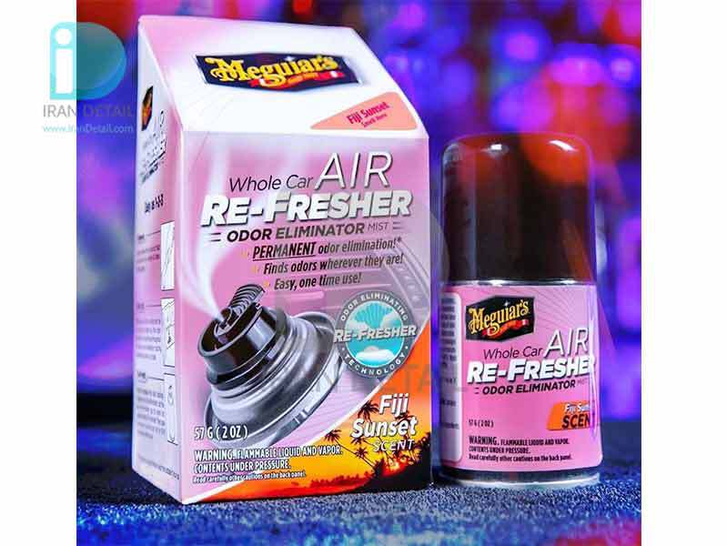  Meguiars Whole Car Air Re-Fresher Odor Eliminator Fiji Sunset Scent G201502 59ml 