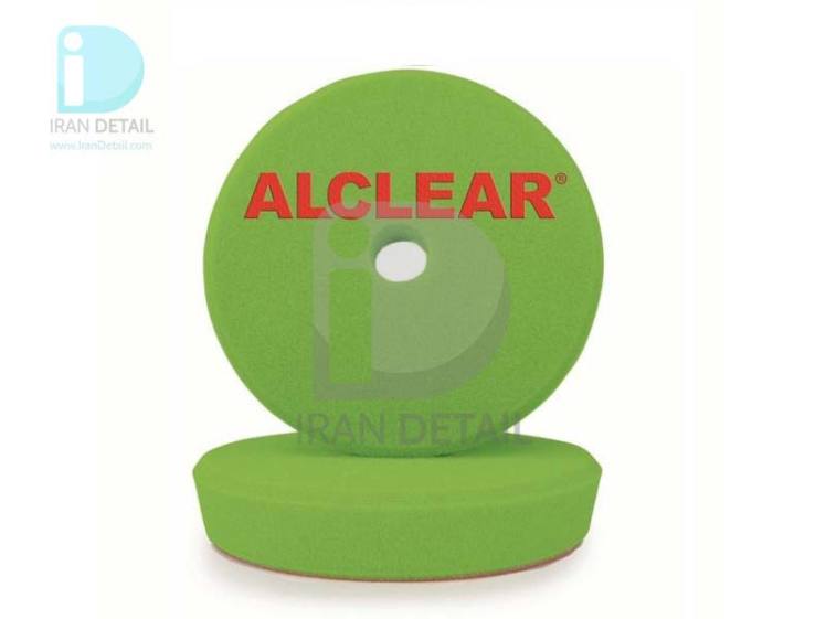 پد پولیش متوسط سبز اوربیتال 163 میلی متری آل کلیر مدل Alclear Polishing Pad Meduim-Hard Green