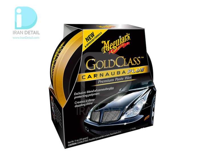 واکس خمیری کارناوبا گلد کلس مگوایرز مدل Meguiars Gold Class Carnauba Plus Paste Wax G7014AM
