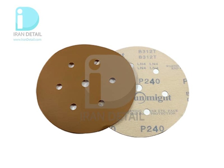 ورق سنباده دیسکی (دایره ای) سان مایت مدل Sunmight Abrasive Sheet P240 