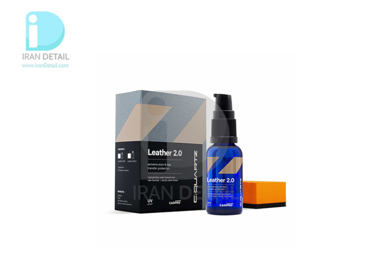 پوشش سرامیکی چرم داخل خودرو کارپرو مدل Carpro CQUARTZ Leather 2.0 30ml