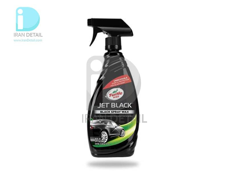  اسپری واکس بدنه خودرو رنگ های مشکی ترتل واکس مدل Turtle Wax Jet Black Spray Wax 473ml 